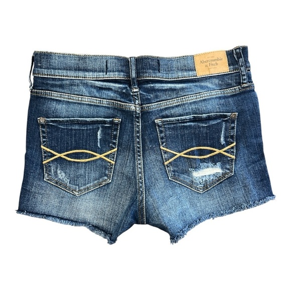 Abercrombie & Fitch Distressed Denim Shorts - Picture 2 of 12